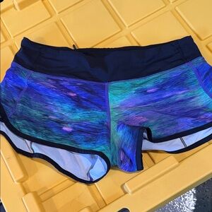 lululemon athletica Blue and Purple Athletic Shorts